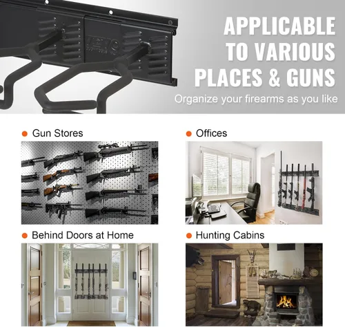 Vista 6 de VEVOR Gun Rack Wall Mount