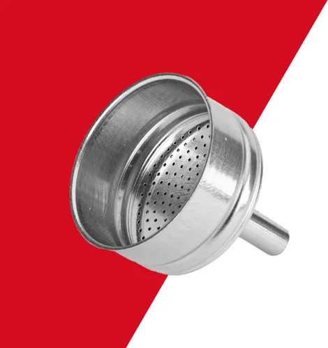 Vista 2 de Bialetti Piezas de repuesto, incluye 1 embudo, compatible con Moka Barley Express Bialetti 2 tazas