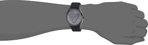 Vista 4 de GUESS Mens Trend Triangle Logo Cut-Thru 44mm Watch
