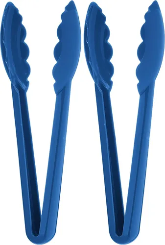 Vista 10 de Mercer Culinary Hell's Tools Hi-Heat - Pinzas utilitarias, 9.5 pulgadas, color azul