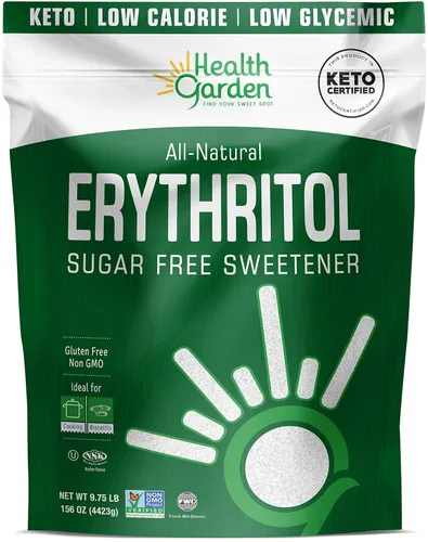 Vista 10 de Health Garden Edulcorante sin azúcar de eritritol, apto para dieta cetogénica, 12 onzas