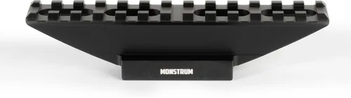 Vista 10 de Monstrum Razorclaw - Soporte elevador Picatinny ultraligero con base de parada de retroceso