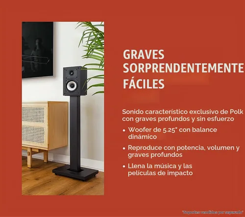 Vista 3 de Paquete de sistema de cine en casa Polk Dolby Atmos con Denon AVR-S570BT