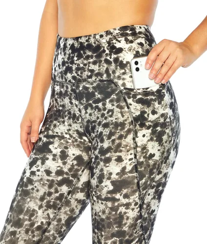 Vista 3 de Bally Total Fitness Leggings de tiro alto con bolsillo para mujer