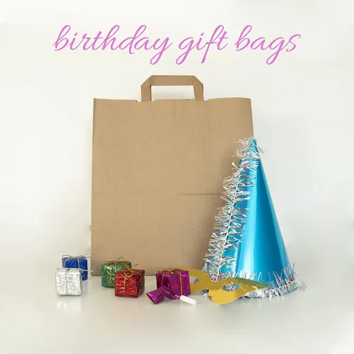 Vista 6 de JET PAPER BAGS - Bolsas de papel marrón grandes de 13 x 6 x 15 pulgadas con asas Prime (marrón, 13 x 6 x 15 pulgadas (paquete de 25))