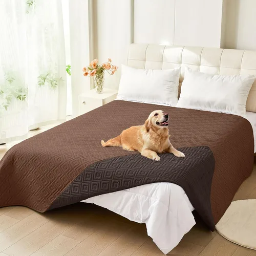 Vista 83 de hyha Manta impermeable para perros, funda suave para cama de perro, mantas para mascotas, funda impermeable para sofá y sillón para perros lavable