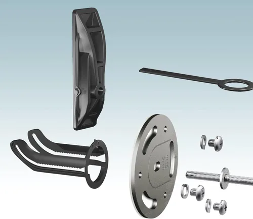 Vista 2 de Moen SMA1005CH Home Care Anclaje Securemount, 1 Anclaje, Cromado