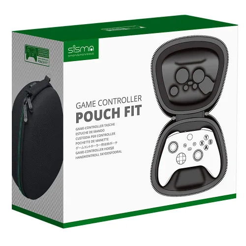 Vista 6 de sisma Carry Case Compatible with Xbox Series XS & Core Wireless Controller Hard Shell Home Safekeeping Travel Protective Cover Storage Case Carrying