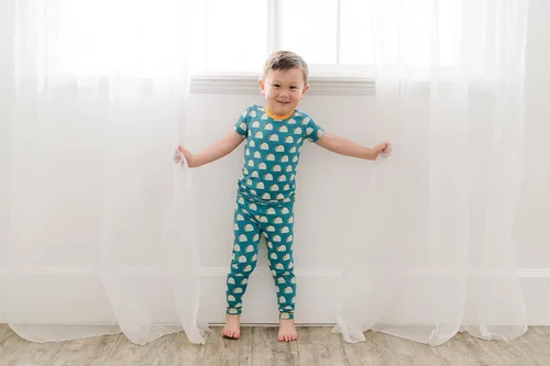 Vista 2 de KicKee Pajama Sets from our Year Round Celebration Collection, Matching Top and Bottom Sleepwear Set, Babies and Kids PJ Set