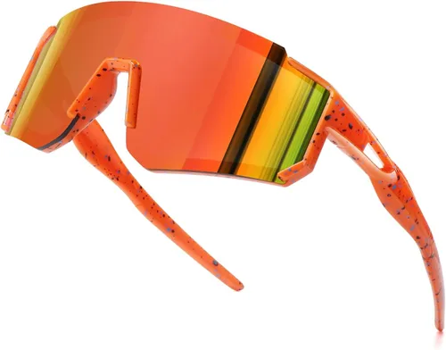 Vista 9 de SEKKAF Kids Sunglasses Youth Baseball Sunglasses for Boys Girls Softball Sports Sun Glasses UV Protection
