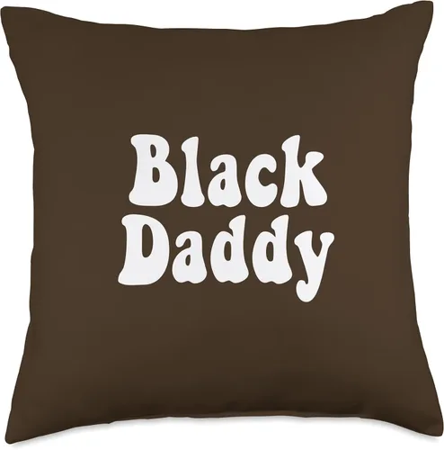 Vista 4 de Funny African American Black Daddy Throw Pillow