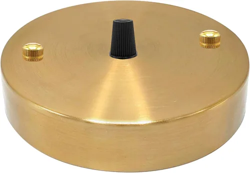 Vista 3 de ECUDIS Kit de toldo de luz colgante, placa de cubierta de lámpara de techo de 4.7 pulgadas Negro