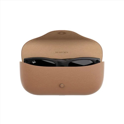 Vista 6 de Ray-Ban - Meta Smart Glasses - Headliner - Shiny Black G15 Green Polarized
