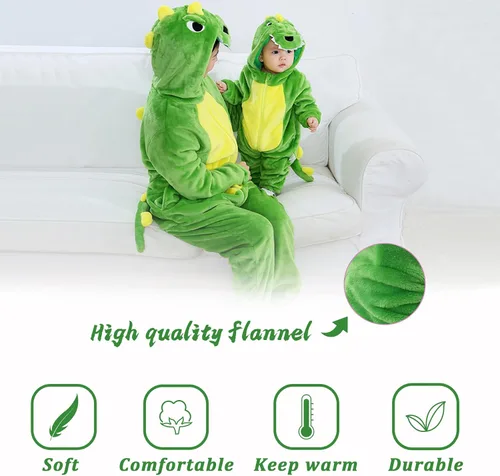 Vista 4 de TONWHAR - Disfraz de Halloween para niños, para cosplay de animales, para la nieve