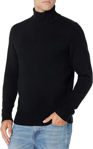 Vista 2 de Tienda Essentials - Suéter de cuello alto, manga larga y tacto suave para hombre