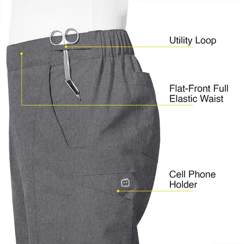 Vista 3 de WonderWink Women's Flat Front Cargo Scrub Pant