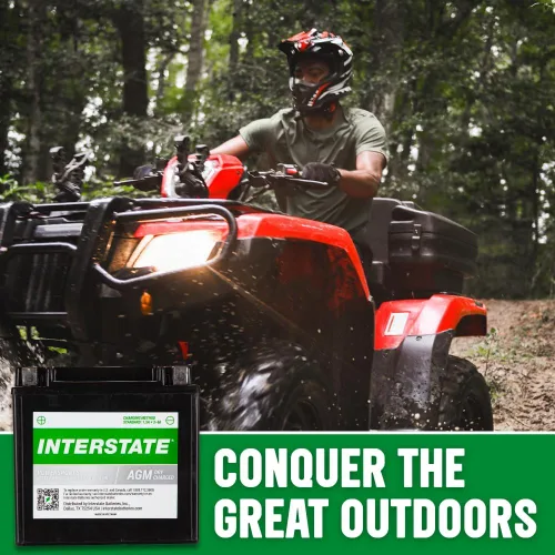 Vista 7 de Interstate Batteries YTX14-BS - Batería de 12 V y 12 Ah para deportes motorizados, 200CCA AGM, repuesto recargable para motocicletas, cuatrimotos