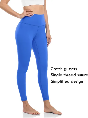 Vista 2 de HeyNuts EssentialPure&Plain 78 Leggings, High Waisted Compression Soft Pants Workout Athletic Yoga Pants 25