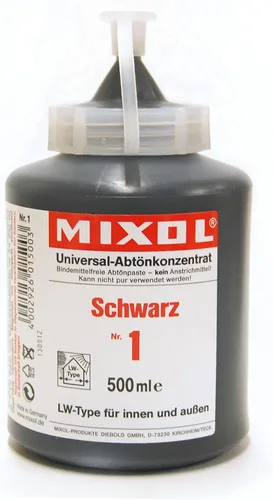Vista 39 de Tintes universales Mixol, Negro (01) 20 ml