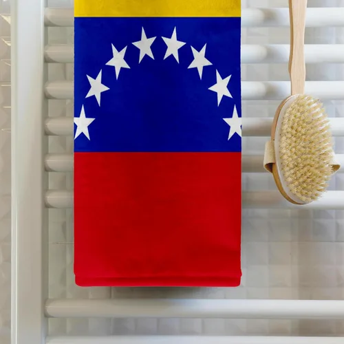 Vista 2 de 3D Rose Bandera Venezuela TWL_31606_1 Toalla, 15" x 22