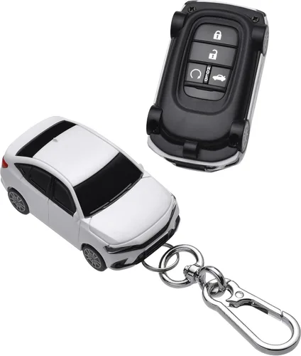 Vista 10 de para Funda de Llavero Honda - Estuche de llavero compatible con Honda Accord Civic CRV Pilot Odyssey Passport Llave Remota Inteligente - Negro