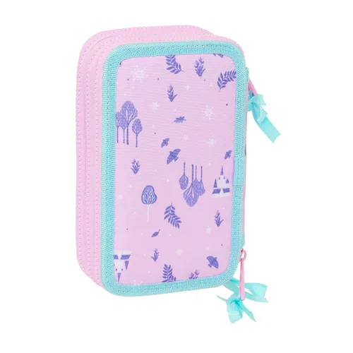 Vista 3 de Plumier Triple Frozen Cool days Violeta Azul cielo 12,5 x 19,5 x 5,5 cm 36 Piezas