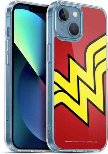 Vista 52 de Head Case Designs Funda de gel suave con licencia oficial de Wonder Woman DC Comics Classic Logos compatible con Apple iPhone 7 Plus/iPhone 8 Plus