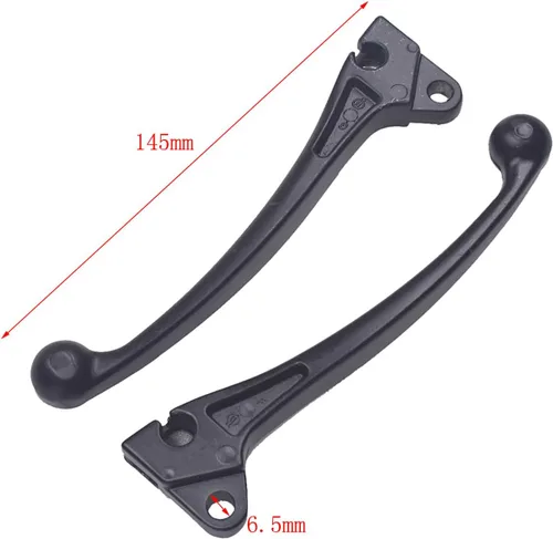 Vista 2 de JRL Palanca de freno universal derecha izquierda GY6 50cc 125cc 150cc 139QMB 157Q Scooter chino ciclomotor Pit Razor Bike