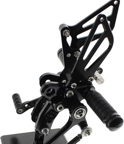 Vista 4 de FXCNC Reposapiés ajustables para motocicleta CNC Billet, compatibles con GSXR1300 GSX1300R HAYABUSA 1999-2020