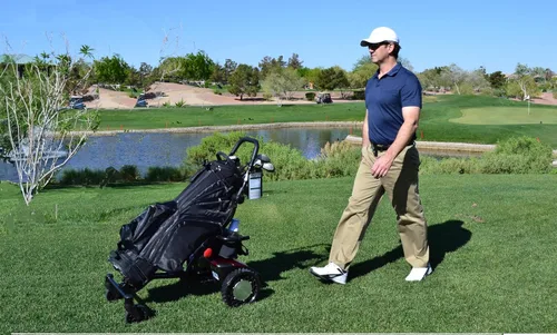 Vista 7 de CaddyTrek R2 - Carrito de golf eléctrico robótico inteligente Negro