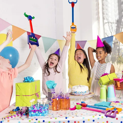 Vista 4 de Lewtemi - Juguete interactivo de garra para niños, 4 piezas, 18 pulgadas, multicolor