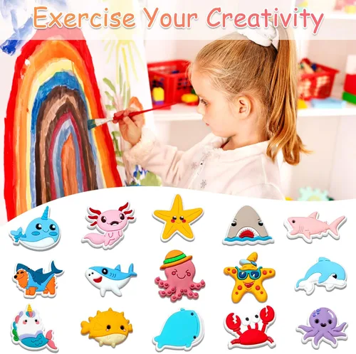 Vista 4 de 30, 50, 100 piezas de dijes para zapatos para niñas, lindos dijes de decoración de zapatos para niños, Kawaii no aleatorios, diferentes zapatos
