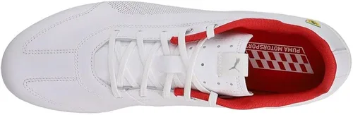Vista 4 de PUMA Hombres Ferrari Ridge Cat Motorsport Zapatillas Casual Zapatos Casual - Blanco