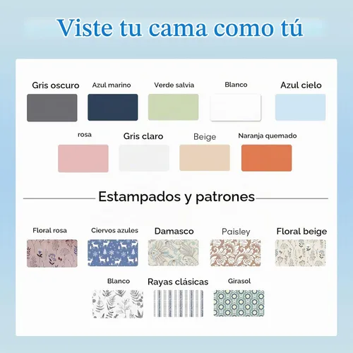 Vista 8 de JSD Juego de sábanas 100% algodón orgánico, tamaño individual, color beige