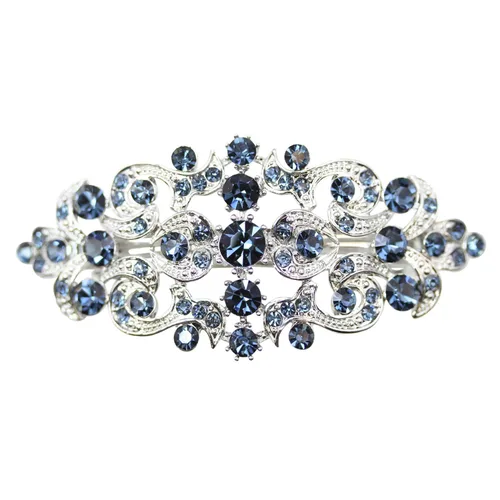 Vista 14 de Faship Precioso pasador floral de cristal AB Rhinestone
