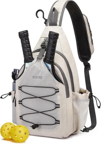 Vista 10 de G4Free Pickleball Bag, Crossbody Sling Bag for Men Women, Pickleball Backpack, Pickle Ball Paddle Bag Gifts for Sports