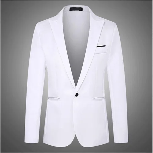 Vista 2 de Men's Wedding Shiny Sequins Blazer Floral Suit Jacket Stylish Men Tuxedo Party Dinner Prom One Button Jacket Tech Suit Men