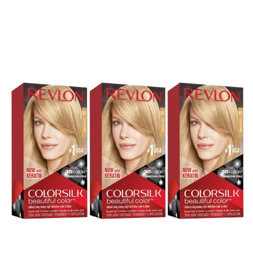 Vista 48 de Revlon ColorSilk Beautiful Color 41 marrón medio 1 ea (paquete de 5)