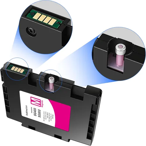 Vista 3 de YOUEXPERT SG500 SG1000 - Cartucho de tinta de sublimación compatible con impresoras Sawgrass Virtuoso SG500 SG1000 con chip actualizado