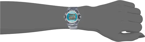 Vista 4 de Casio Baby-G BG169R-8B Protector facial iónico de metal gris azul reloj digital Gris Digital