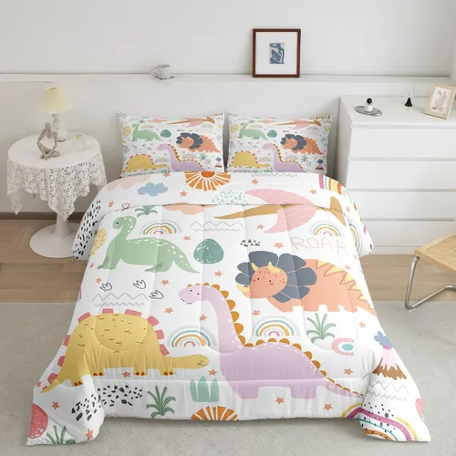 Vista 32 de Feelyou Juego de edredón de dibujos animados de gatos, juego de edredón de gatitos y flores, para niños, niñas, adolescentes, mascotas, gatos, juego