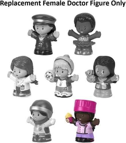 Vista 4 de Pieza de repuesto para Fisher-Price Little People Playset – Figura de repuesto para chef/panadero ~ Inspirado en Barbie You Can Be Anything
