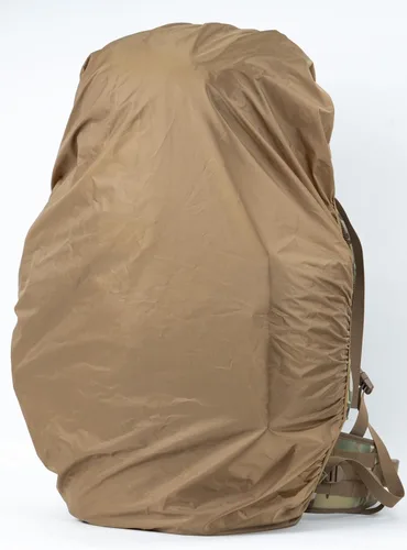 Vista 9 de Mochila táctica 75L con marco interno, MOLLE y sistema de hidratación En Camo