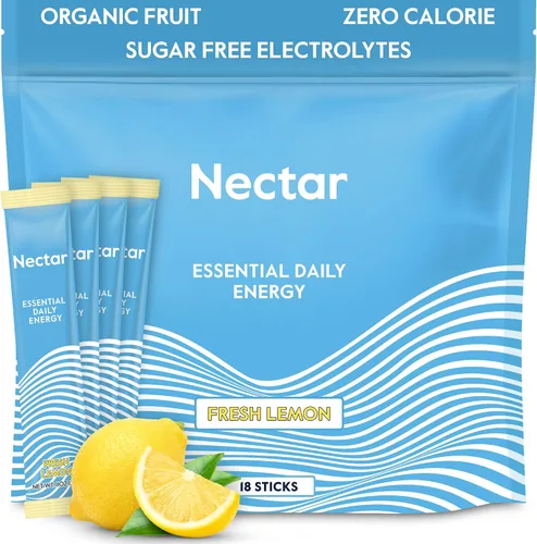 Vista 7 de Nectar Energy Booster – Cafeína orgánica, B12 y electrolitos – Sin azúcar y cero calorías – Café saludable, bebida energética y soda alternativa
