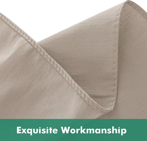 Vista 50 de Biscaynebay Faldas de cama envolventes con esquinas divididas para camas Twin/Twin XL de 15 pulgadas de caída, volantes de polvo elásticos Negro