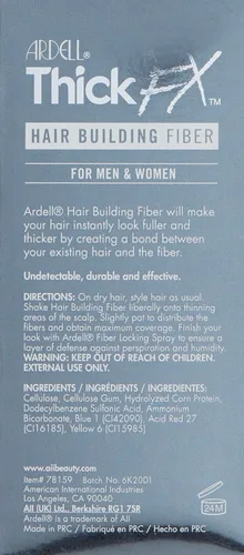 Vista 3 de Ardell - Fibra de construcción de cabello, fibras capilares para cabellos finos, cabello más completo instantáneo para hombres y mujeres, corrector