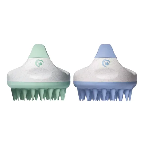 Vista 3 de Champú y acondicionador de biotina con fregadores, cepillo de champú para el cabello y exfoliadores del cuero cabelludo con champú y acondicionador