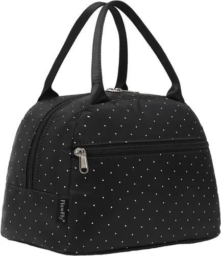 Vista 41 de Bolsa de almuerzo aislada FlowFly - Bolsa de asas organizadora para mujeres/hombres, Alpaca