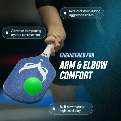 Vista 5 de OWL Sport PX - Paleta de pickleball aprobada por USAPA Pro, núcleo Power Series de 0.51 pulgadas, nuevo diseño y superficie patentados