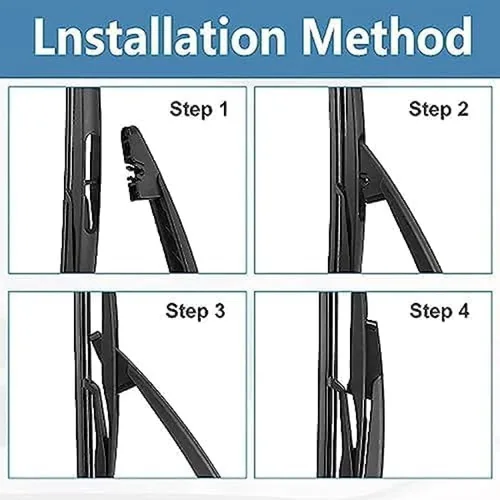 Vista 7 de Rear wiper blade and wiper arm for Opel Zafira 1999-2005 16" car rear wiper